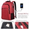 Κόκκινη γραφείων lap-top σακιδίων πλάτης περιστασιακή σχολική τσάντα σπουδαστών αθλητικών σακιδίων πλάτης αντικλεπτική