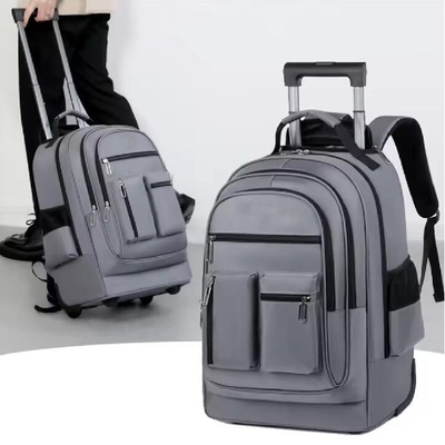 Τρόλεϊ αποσκευές τροχοφόρος τσάντα Rolling Travel Student Λάπτοπ τσάντα με 2 τροχούς
