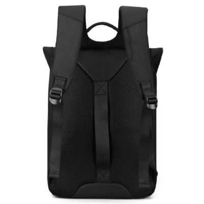 Νάιλον Roll Top Tuck Pack Ρουκσέκ με κάλυψη φερμουάρ Μεγάλη χωρητικότητα Εξωτερικά ταξίδια Επιχειρηματικό φορητό σακίδιο