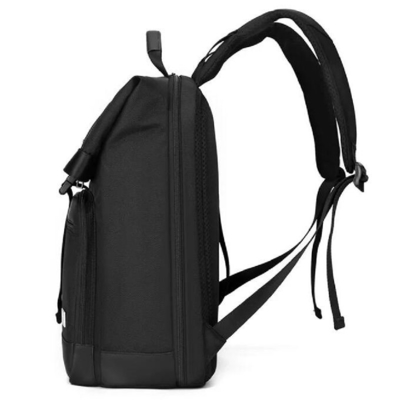 Νάιλον Roll Top Tuck Pack Ρουκσέκ με κάλυψη φερμουάρ Μεγάλη χωρητικότητα Εξωτερικά ταξίδια Επιχειρηματικό φορητό σακίδιο