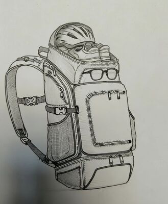 Εξωτερική αθλητική τσάντα με προσαρμοσμένα χρώματα, αναπνέον ύφασμα και 5 ευρύχωρες θήκες για πεζοπορία και κάμπινγκ