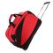 Κόκκινη τσάντα Duffle Σαββατοκύριακου της Οξφόρδης ελεύθερου χρόνου με τη ράβδο δεσμών